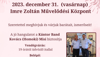 Évbúcsúztató batyus bál - 2023. december 31.